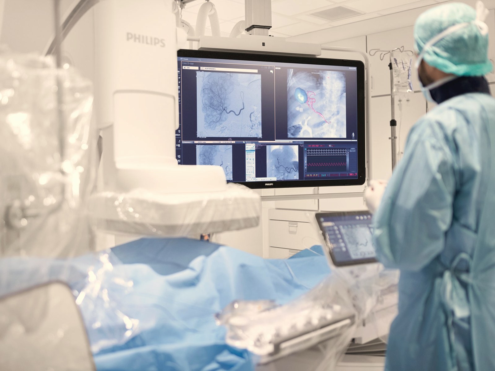 Image-guided procedure at the clinic